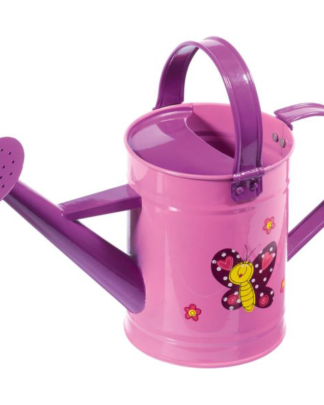 παιδικό μεταλλικό ποτιστήρι - ροζ-μωβ με πεταλούδα - stocker 4914