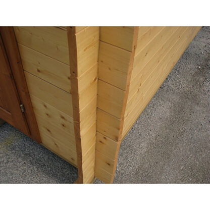 ξύλινα σπίτια κήπου κιτ με θηλυκωτούς δοκούς (έως 10τ.μ.)