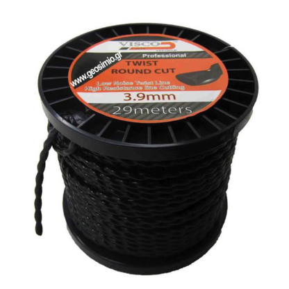 μεσινέζα στριφτή, στρογγυλή 3,9mm - 29 μέτρα - VISCO