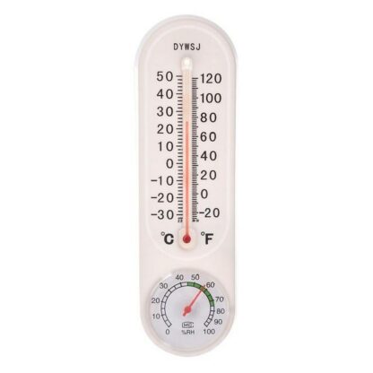 θερμόμετρο - υγρασιόμετρο αναλογικό, τοίχου